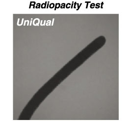 Radiopacity test