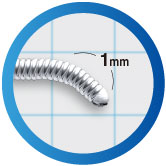 1mm pre-shaped tip