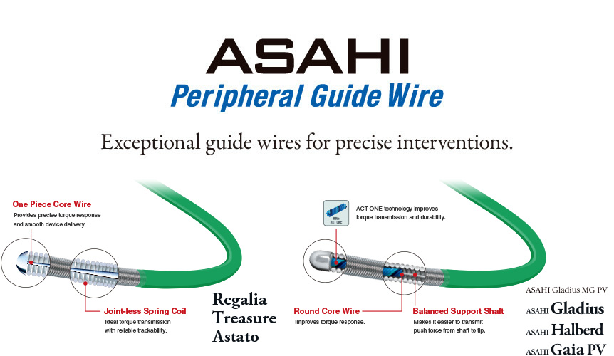 ASAHI Peripheral Guide Wire